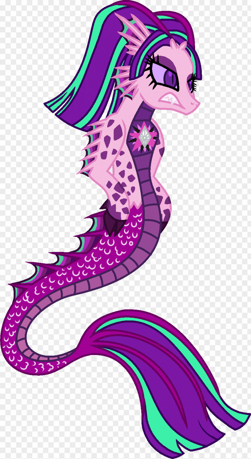 Sharp Teeth Seahorse Mermaid DeviantArt Fan Art PNG
