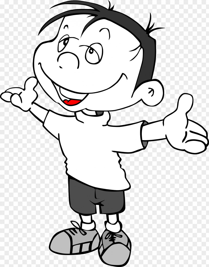 Black Boy Picture And White Clip Art PNG