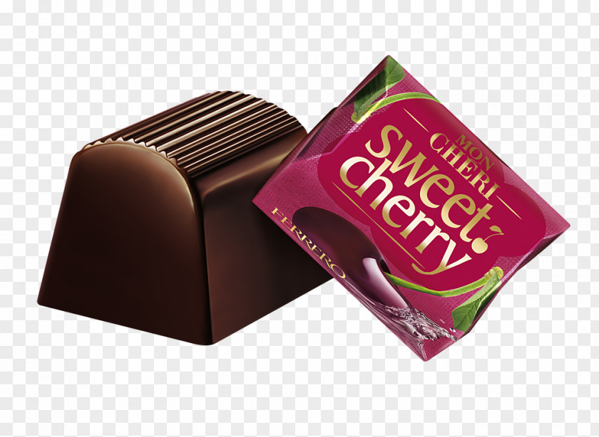 Chocolate Praline Mon Chéri Liqueur Bar PNG