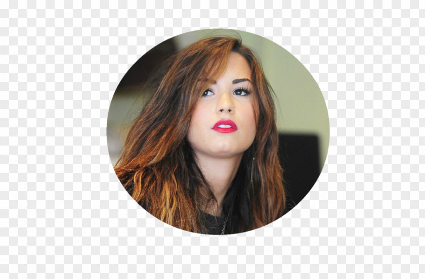 Circulo Demi Lovato Hair Coloring Eyebrow Long PNG