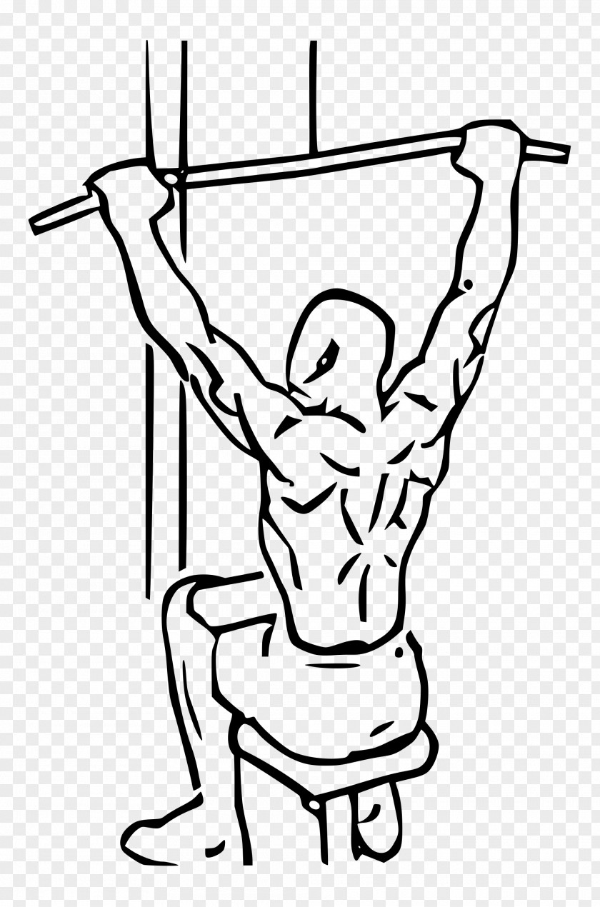 Dumbbell Pulldown Exercise Row Pull-up Latissimus Dorsi Muscle PNG
