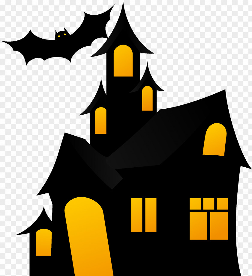 Halloween Clip Art Haunted Attraction House PNG