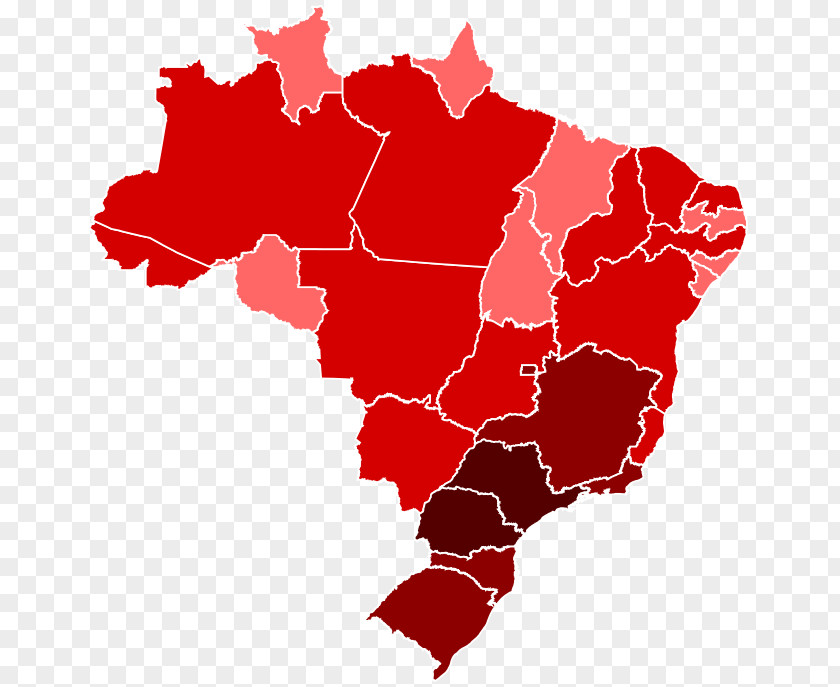 Map Brazil Vector PNG