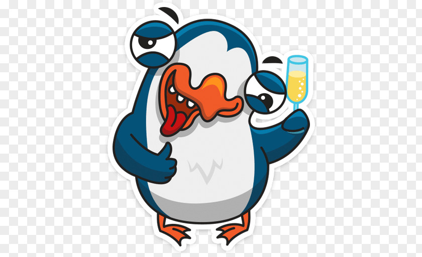 Penguin Sticker Telegram VKontakte Clip Art PNG