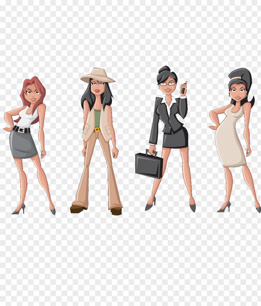 Professional Women Cartoon Woman Stock Photography Illustration PNG