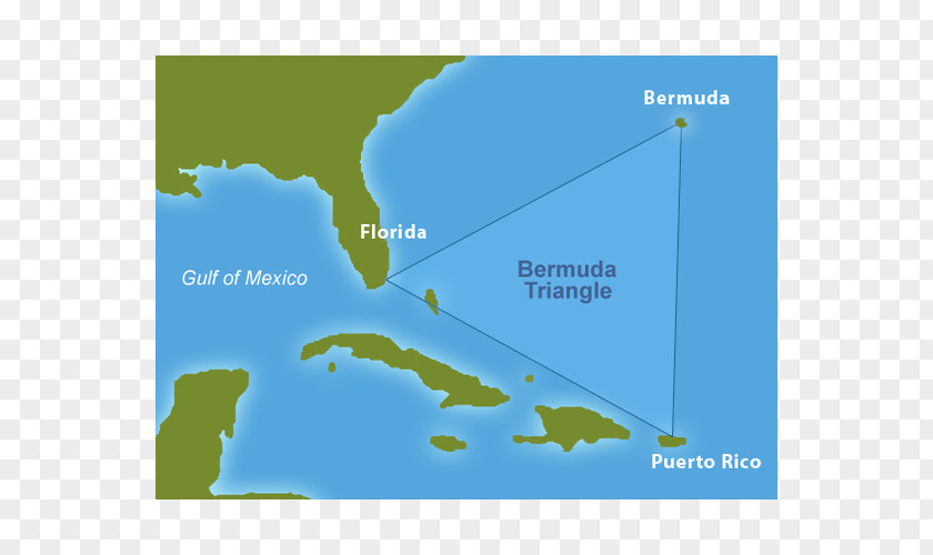 United States The Bermuda Triangle Mystery Solved Map PNG