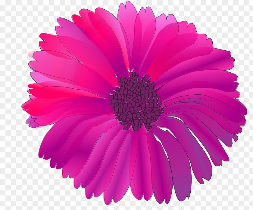 Fuschia Flower Cliparts Pink Flowers Clip Art PNG