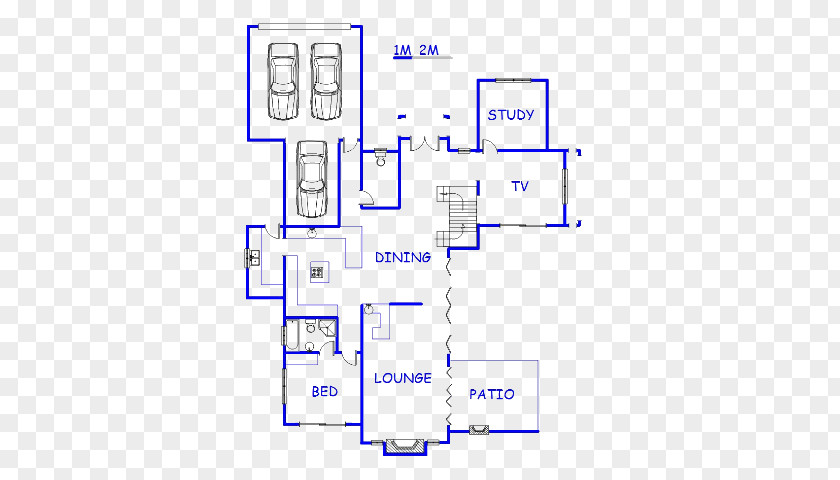 Landed Estate Floor Plan Product Design Line PNG