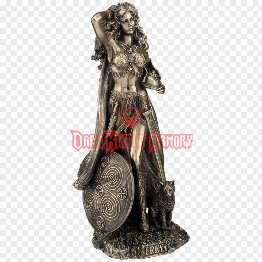 Norse Mythology Statue Loki Freyja Goddess PNG