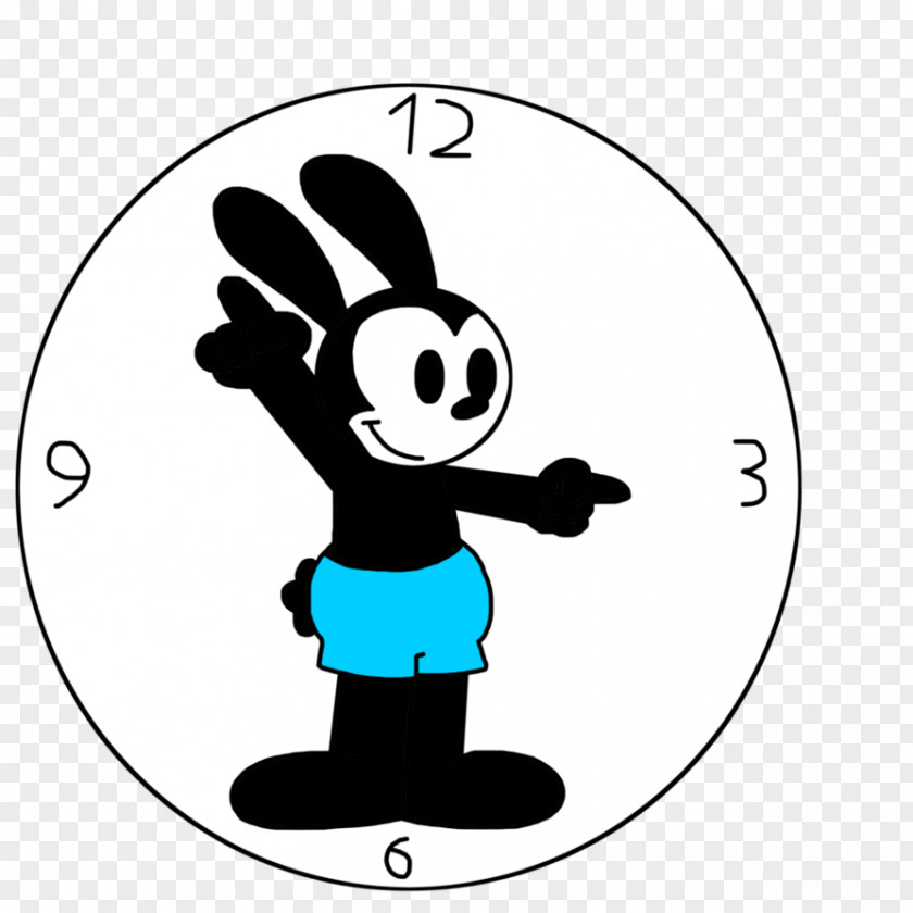Oswald The Lucky Rabbit Cartoon Silhouette Finger Thumb Clip Art PNG