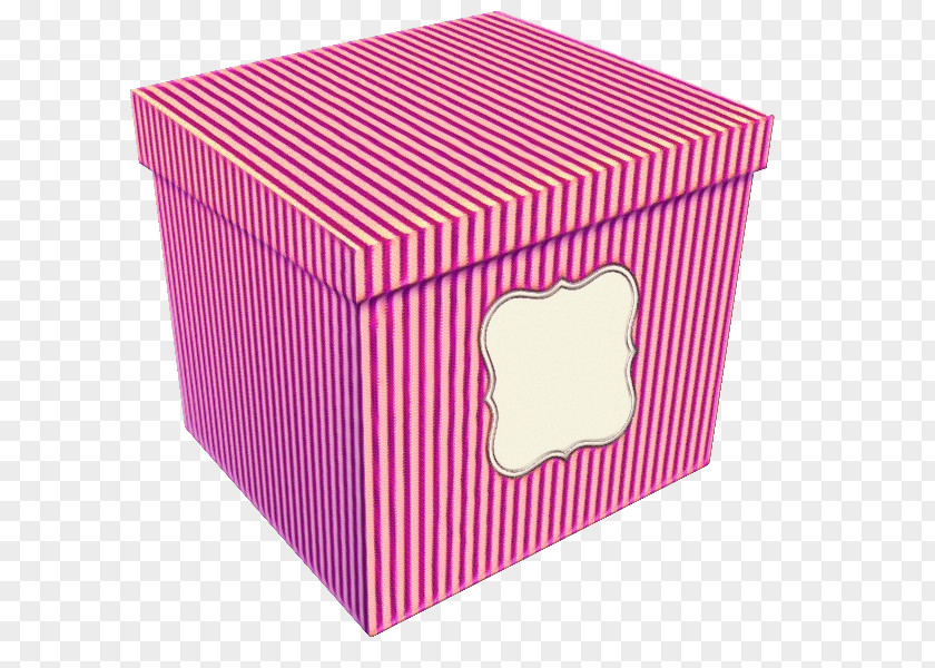 Party Favor Box Pink Purple Violet Magenta PNG