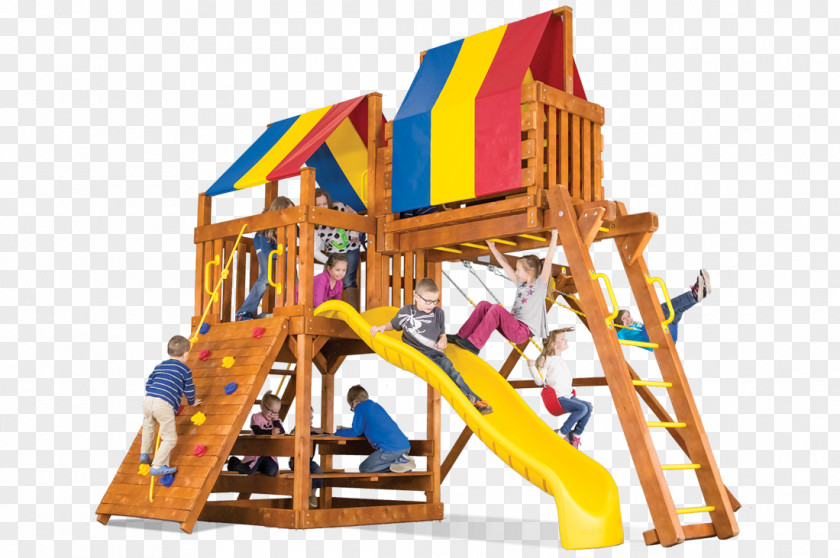 Climb Up The Roof Playground King | Rainbow Play Systems Florida Outdoor Playset Swing PNG