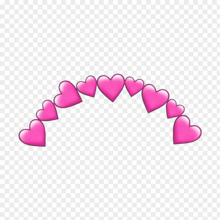Pink Heart Emoji Sticker Emoticon Clip Art PNG