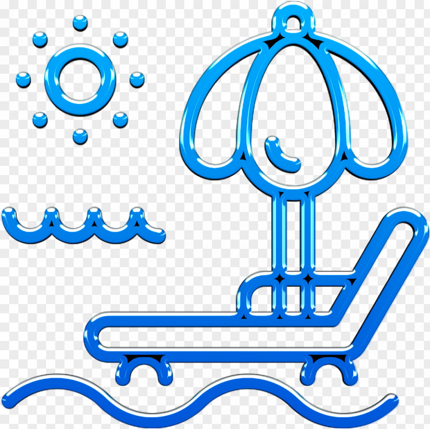 Sunbed Icon Beach PNG