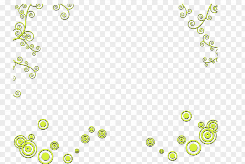 Circle Line Floral Design Pattern PNG