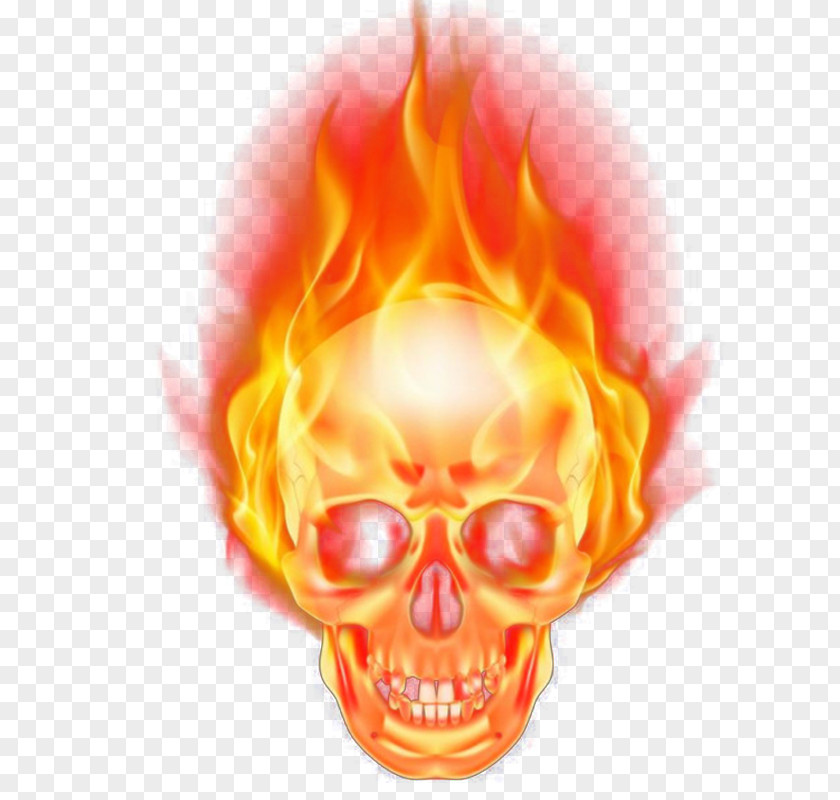 Flame Skull Combustion Fire PNG Fire, Skeleton, Ghost Rider illustration clipart PNG
