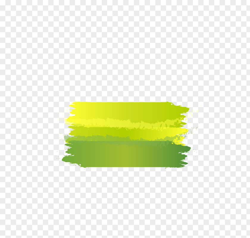 Green Background Gouache Title Watercolor Painting PNG