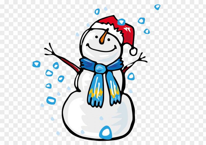 Lovely Snowman Winter Christmas Child PNG