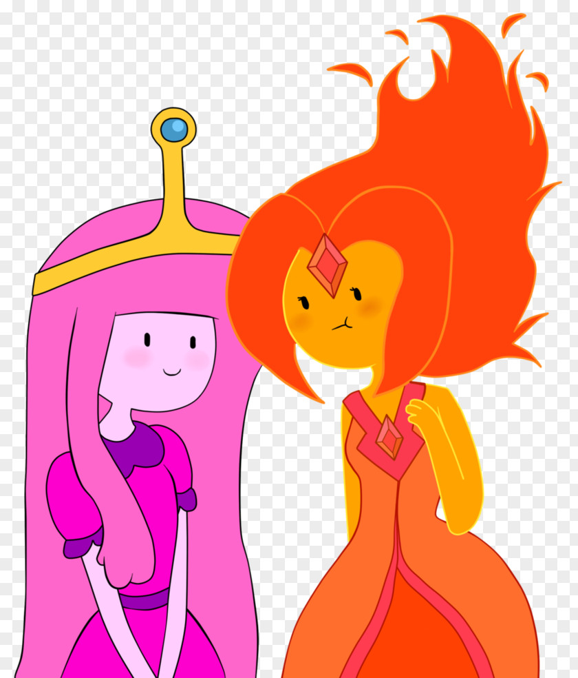 Bright Colors Princess Bubblegum Finn The Human Chewing Gum Marceline Vampire Queen Flame PNG