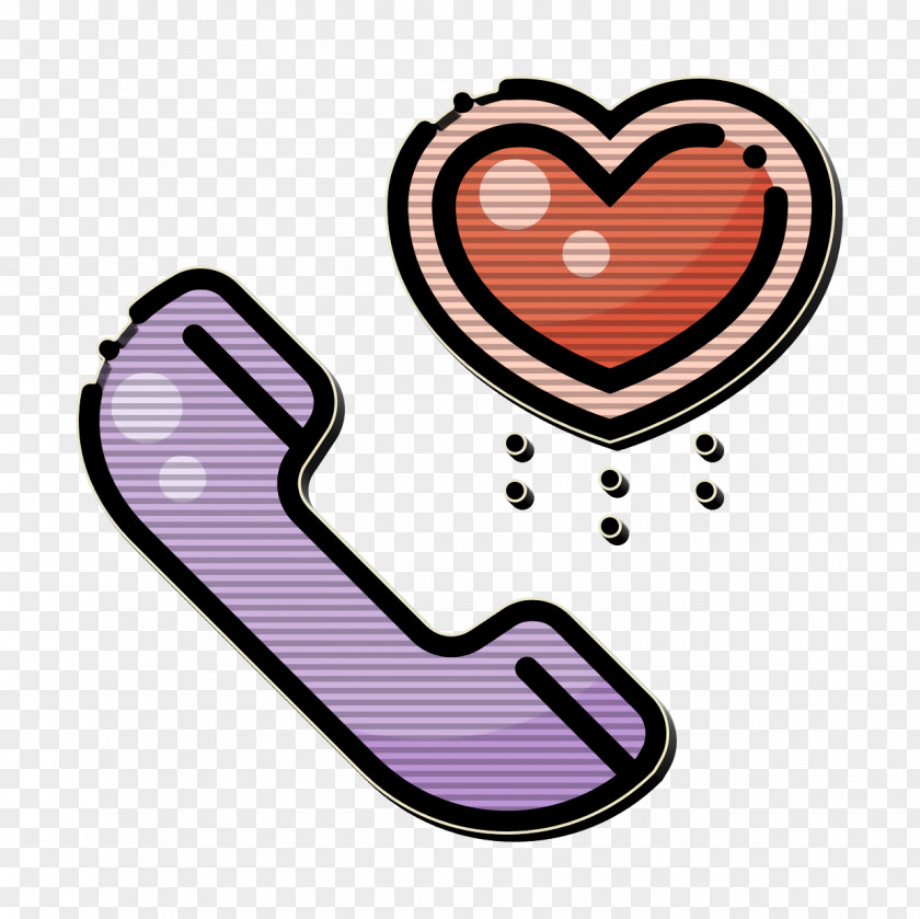 Phone Icon Romantic Love PNG