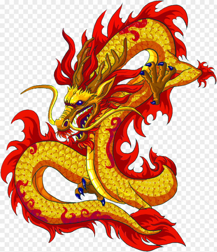 Red Dragon Material China Jiaolong Yinglong Existence PNG