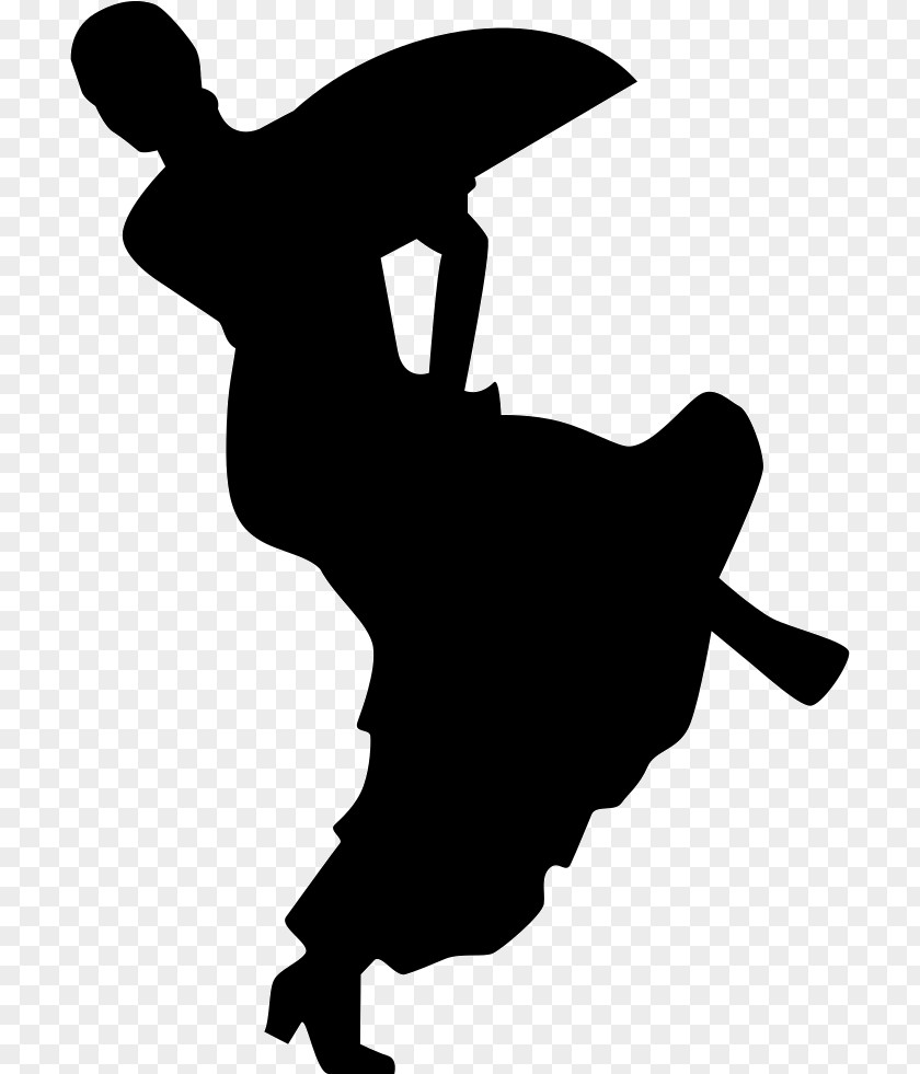 Silhouette Flamenco Ballet Dancer PNG