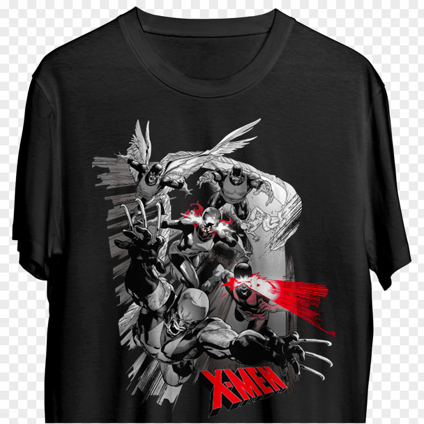 T-shirt Long-sleeved X-Men Wootbox Mutant PNG