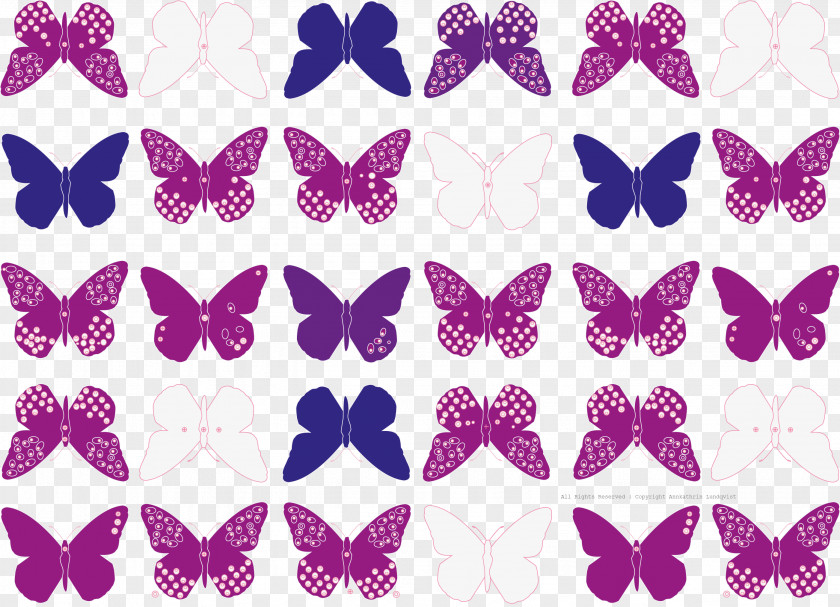 Trend Pattern Butterfly Printing Label Rubber Stamp PNG