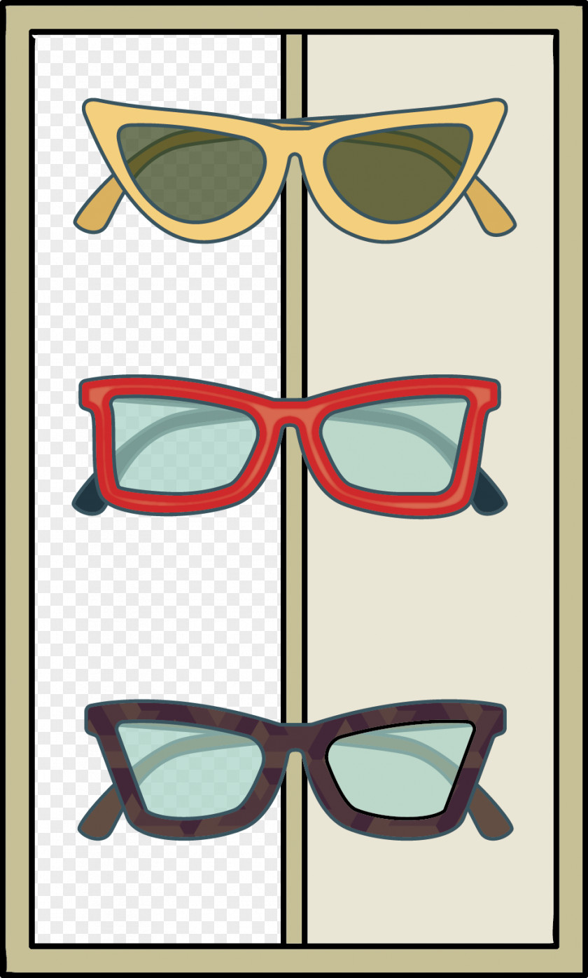 Vector Sunglasses Clip Art PNG