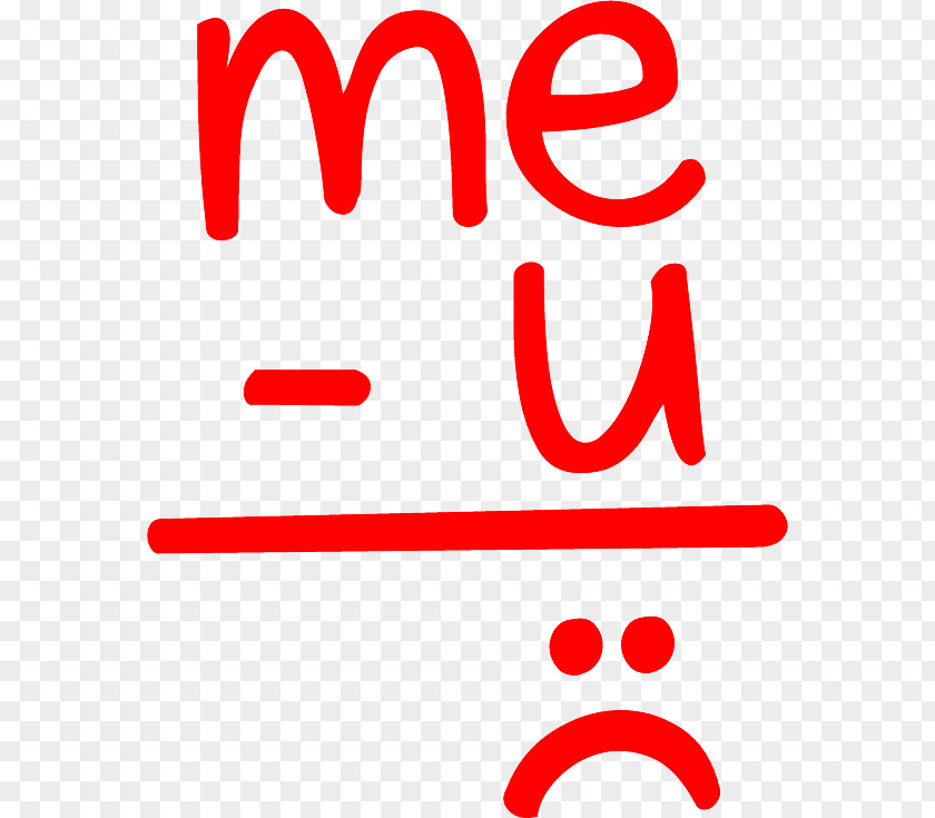 Me-U=Sad Cute Design. PNG