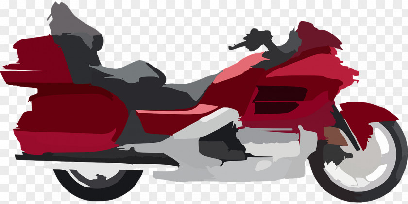 Motorcycle Honda Gold Wing Touring Cruiser PNG