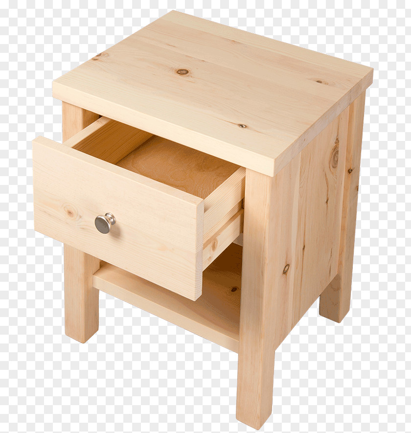 Bed Bedside Tables Pinus Cembra Drawer Furniture PNG