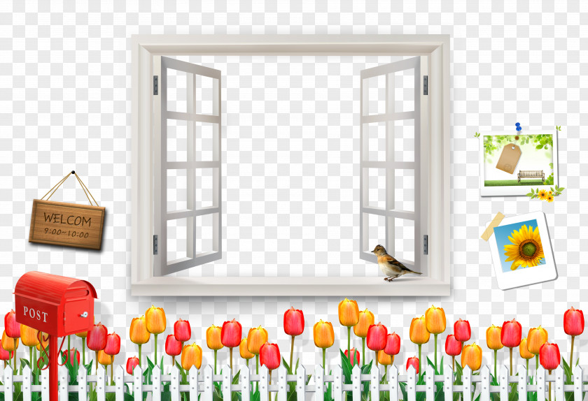 Cartoon Windows Window Animation Drawing PNG