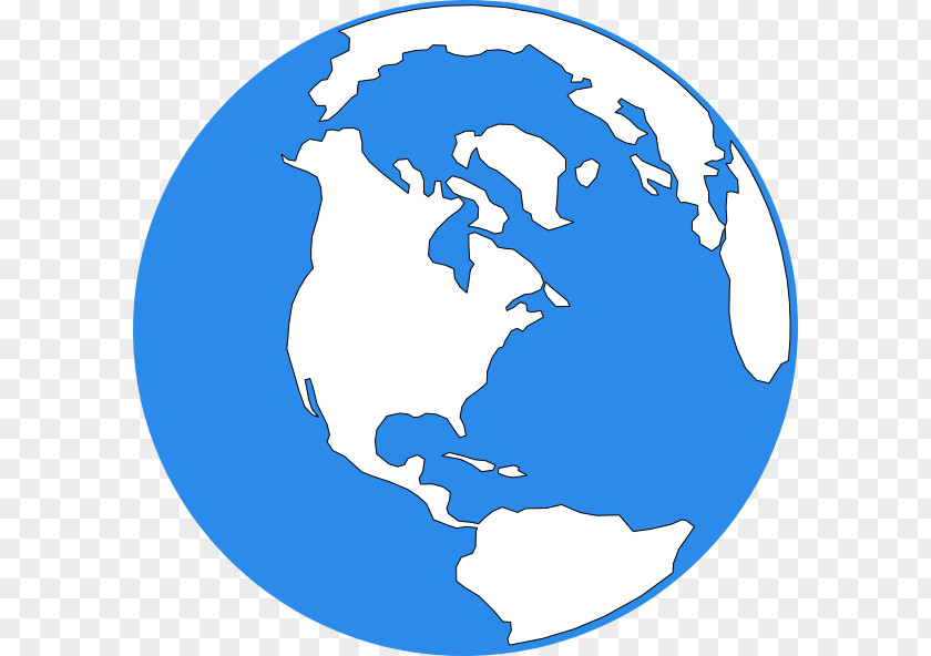 Earth Globe Black And White Clip Art PNG