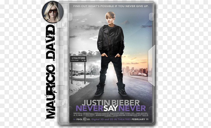 Never Say (Single Version) Concert Film Justin Bieber: Believe PNG
