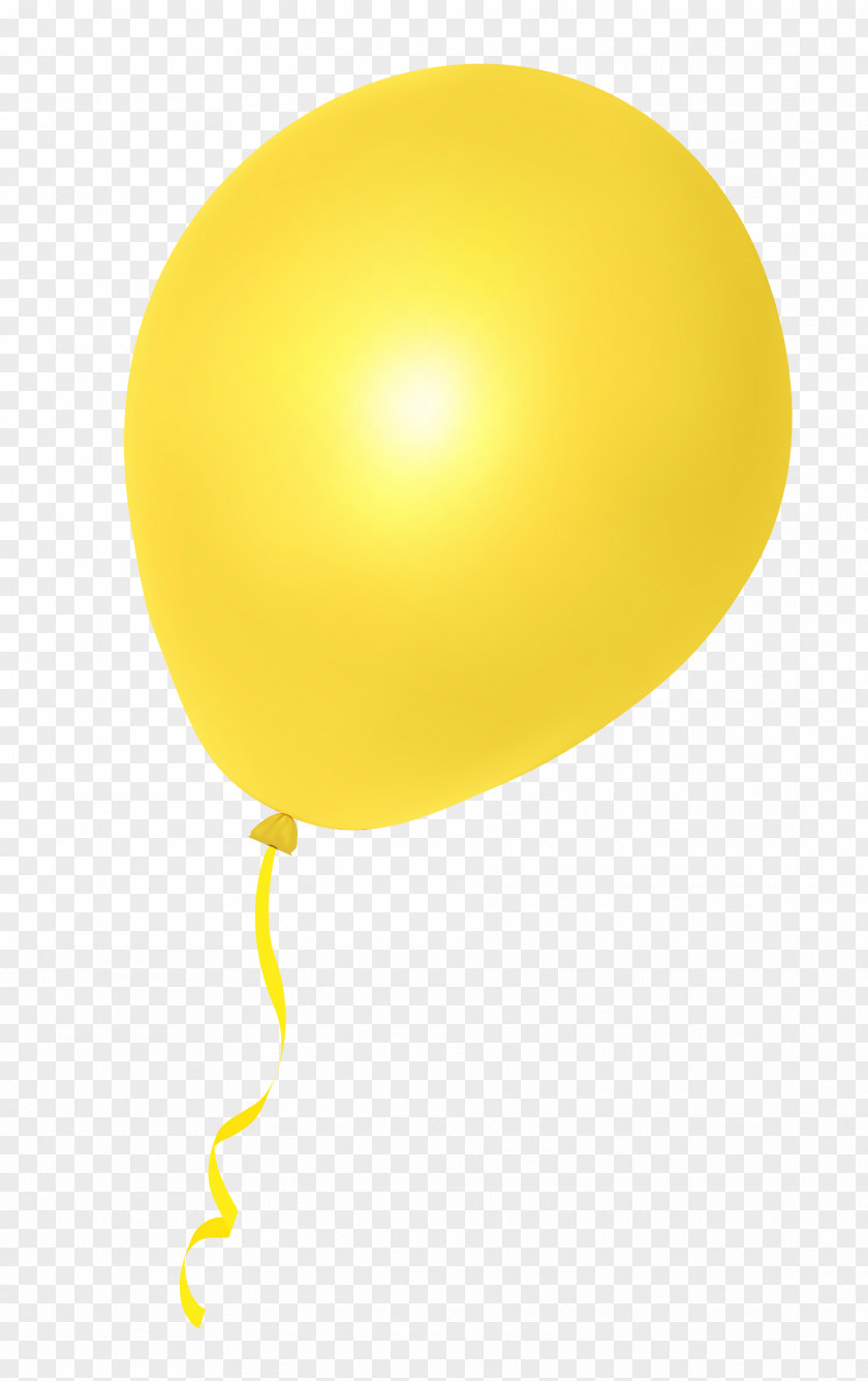 Party Supply Yellow Balloon PNG