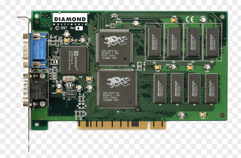 Taiwan Card Graphics Cards & Video Adapters 3dfx Interactive Voodoo Processing Unit 1 PNG
