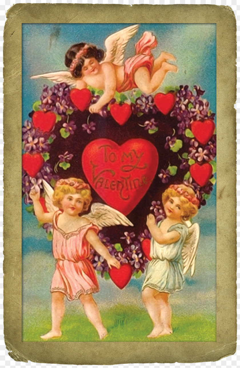 Valentine's Day Greeting Cards Tags Victorian Era Clip Art Women Lupercalia PNG