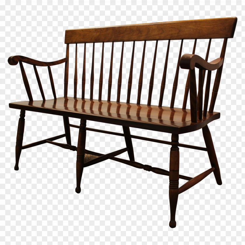 Park Bench Table Chair Furniture Spindle PNG