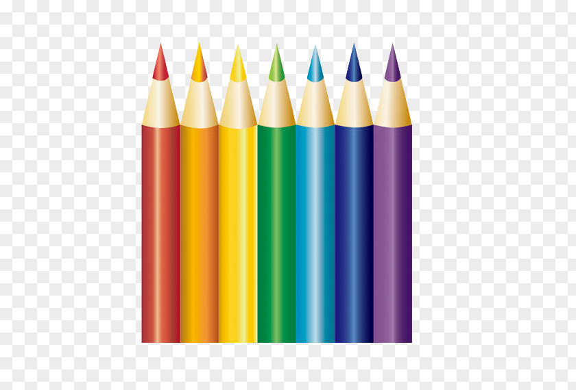 Pencil Colored Stationery PNG