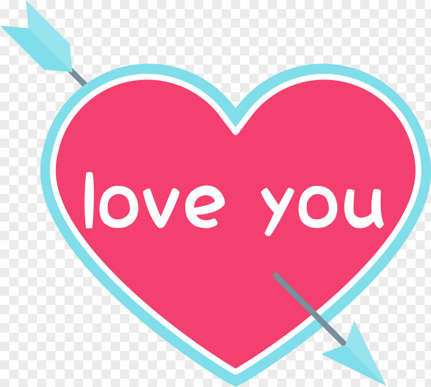 Pink Arrow Put Tags Through The Heart Clip Art PNG