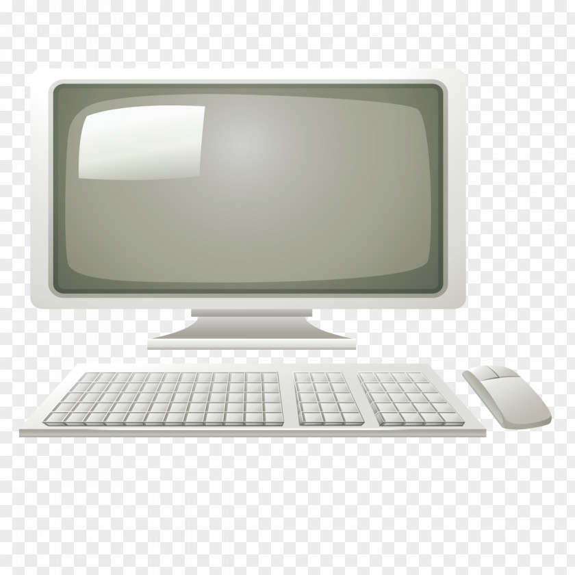 Vector LCD Computer Mouse Keyboard Laptop Monitor Euclidean PNG