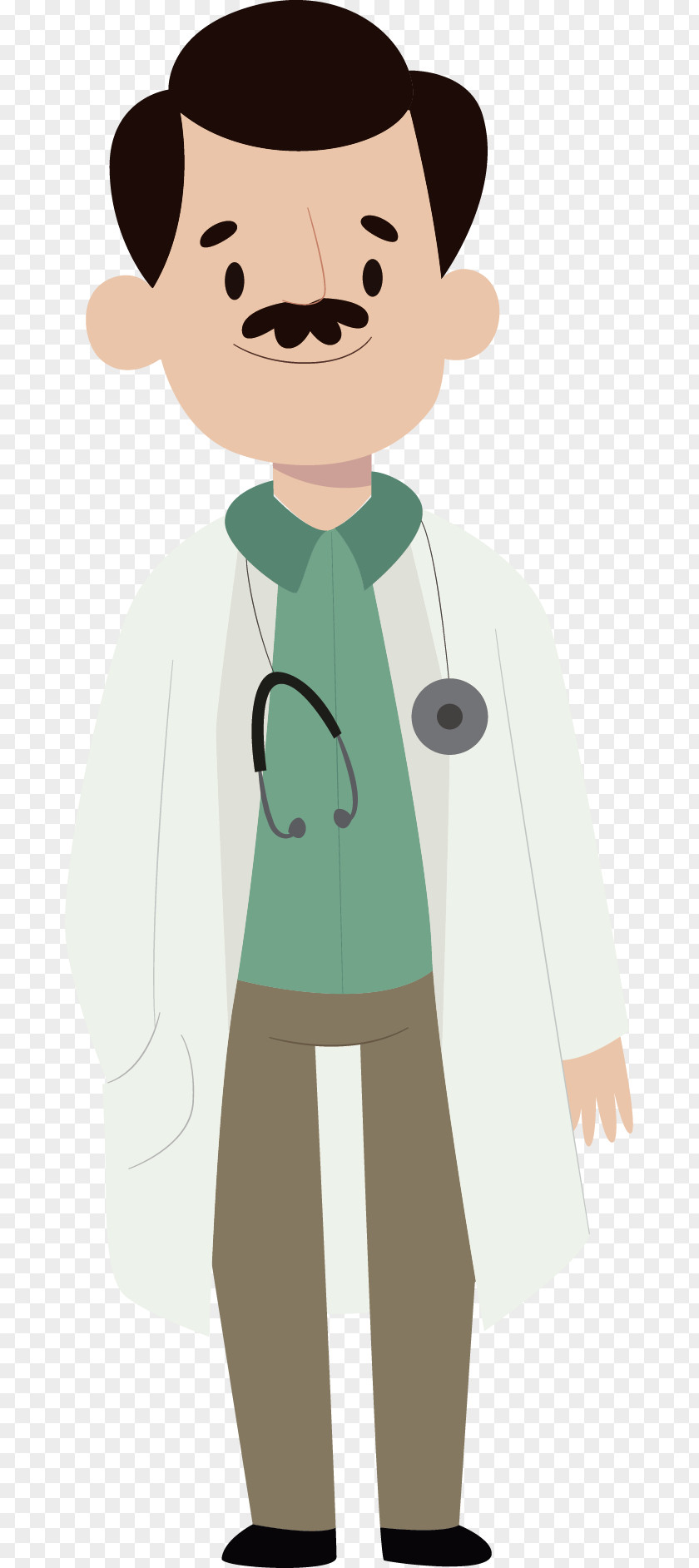 A Bearded Doctor Beard Illustration PNG