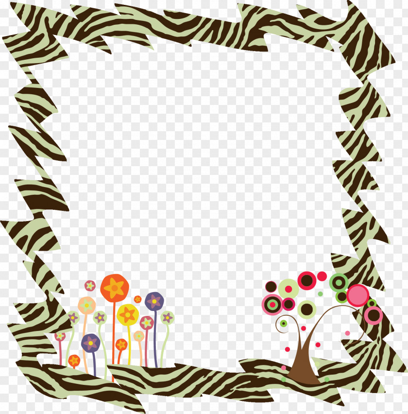 Cheetah Picture Frames Paper Animal Print Scrapbooking Clip Art PNG
