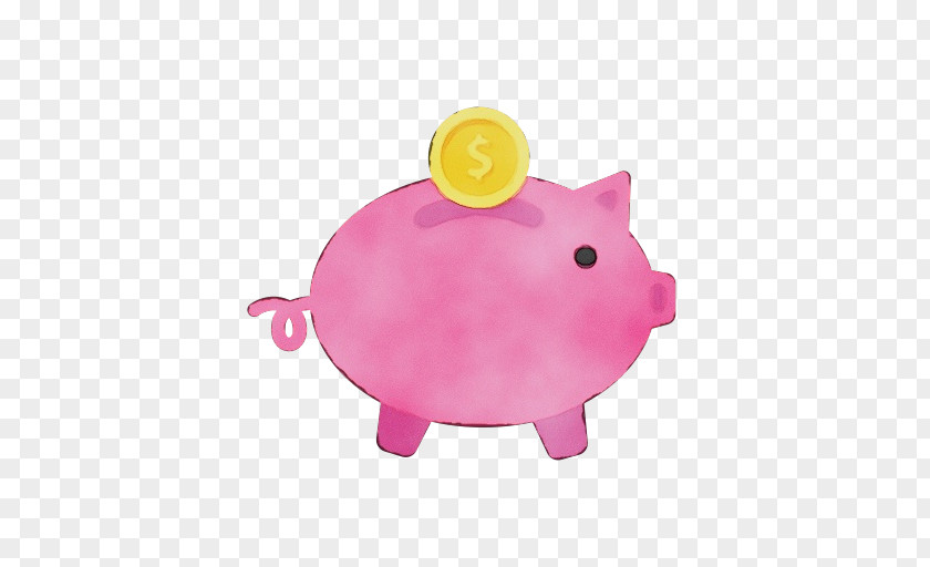 Domestic Pig Money Handling Piggy Bank PNG