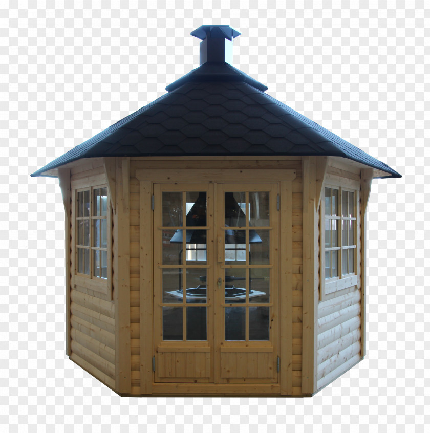 Gazebo Home Shed Building Log Cabin Roof House PNG