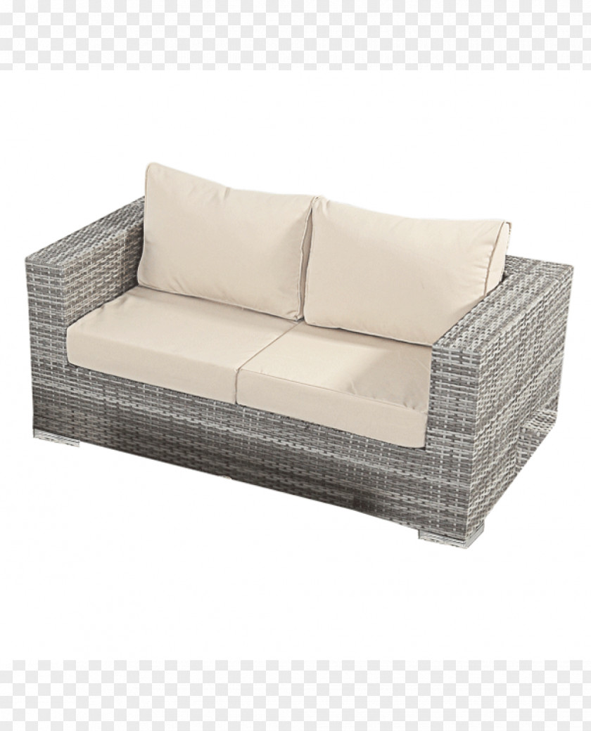 Green Rattan Couch Daybed Garden Furniture Chair PNG