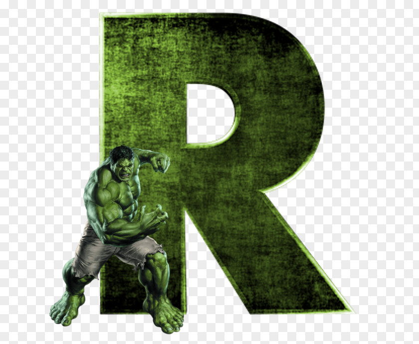 Hulk Letter Alphabet Marvel Heroes 2016 Superhero PNG