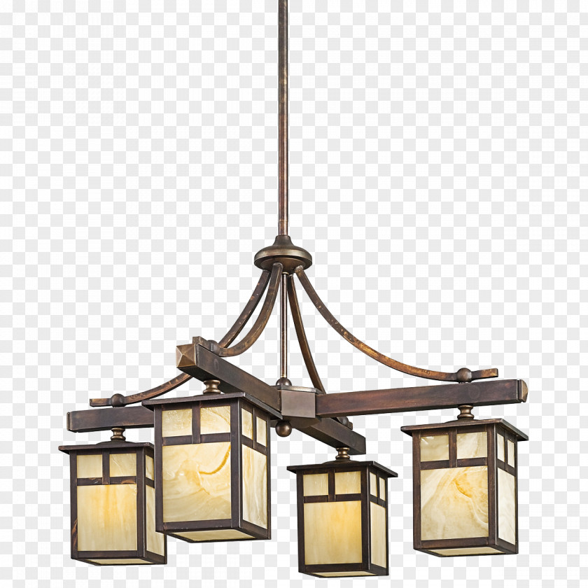 Light Mission Style Furniture Pendant Chandelier Fixture PNG