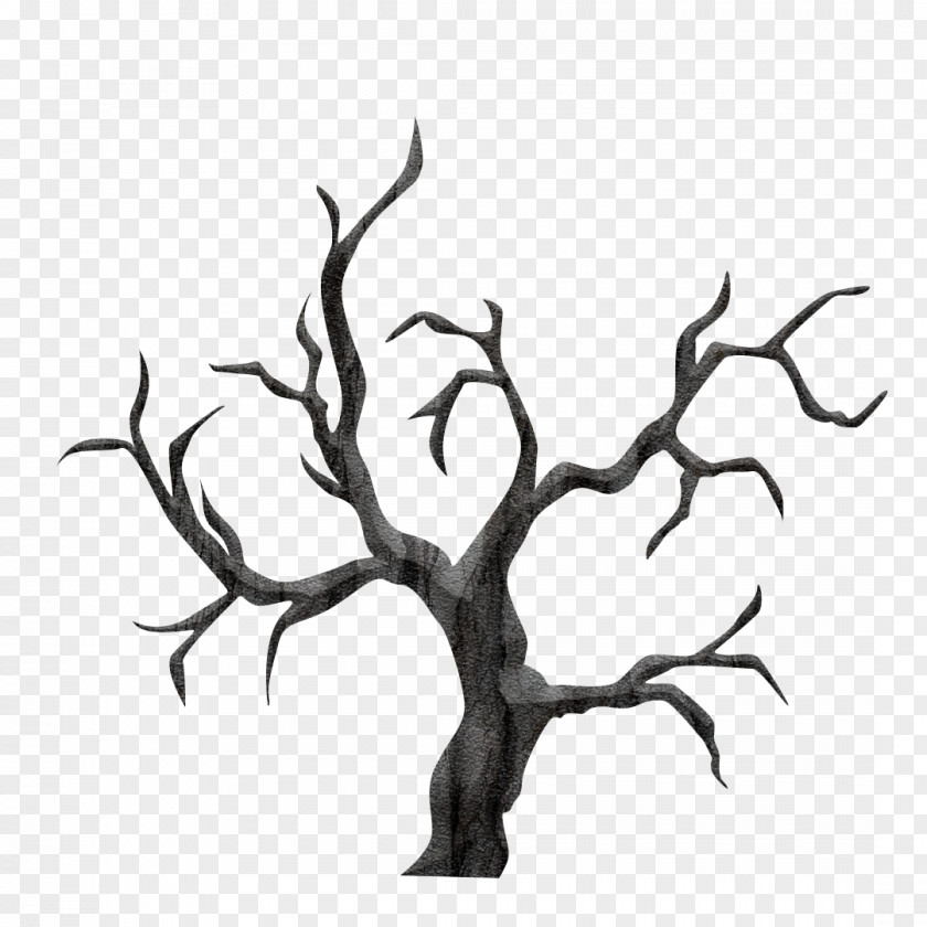 Plane Line Art Tree Branch Silhouette PNG